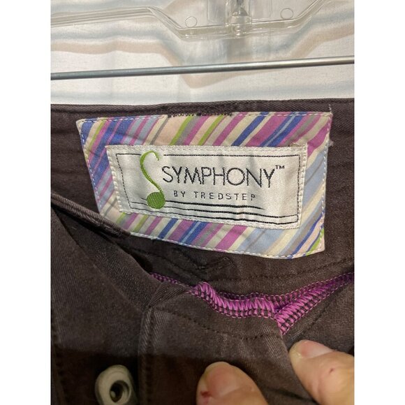 Ladies Brown Riding Breeches With Suede Knee Patches & Pink Logo Detail - Size 3 - Picture 8 of 11